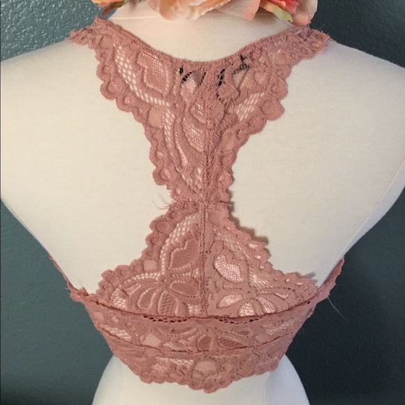 🌸 NWT🌸 ‼️LAST ONE‼️ROSE’ LACE RACERBACK BRALETTE - Picture 4 of 8